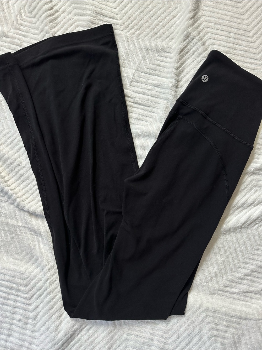 Lululemon Black Yoga Pants with Logo